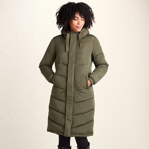 Chaqueta Acolchada Larga y Gruesa para Mujer, con Capucha y Bolsillos, Parka de Invierno - Product Image 2