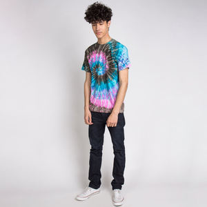 Camiseta Tie Dye Vintage Personalizada para Hombre y Mujer, Diseño de Moda 2026, 100% Algodón - Product Image 4