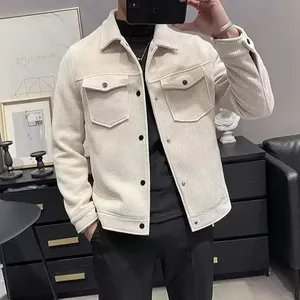 <b>Men's</b> Winter Autumn Corduroy <b>Jacket</b>-Luxury Retro Slim Fit for Business Office Use - Product Image 1