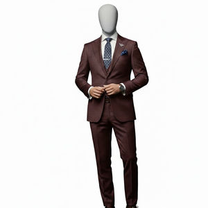 Traje de Hombre Más Popular para el Trabajo, Traje Cruzado Profesional, Ropa Elegante y Delgada para Ocasiones de Negocios - Product Image 4