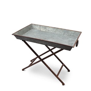 High Selling Metal Cross Base Round Shaped Top Coffee <b>Table</b> Decorative Furniture Beside <b>Table</b> <b>for</b> Home Office Living Room - Product Image 6