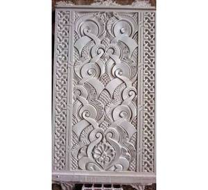 Modern Hand Carved Marble Wall Panels for Park Hotel Villa Exteriors-Waterproof <b>Polished</b> Finish 1-Year Warranty - Product Image 2