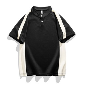T-shirt personnalisé pour homme, 100% coton, qualité luxe, col rond côtelé, vente en gros, streetwear, t-shirt surdimensionné pour homme - Product Image 1