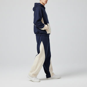 Sudadera con Capucha de Invierno de Alta Calidad, 100% Algodón, Estilo Urbano, Talla Grande, Personalizada con Logotipo Serigrafiado, para Hombre - Product Image 2