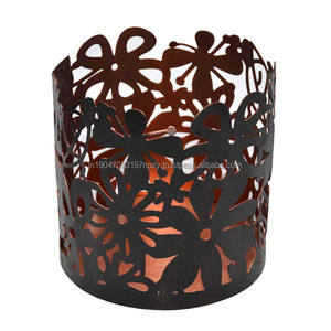 High Quality Handmade <b>Black</b> Metal <b>Lantern</b> <b>Candle</b> Holder for Christmas Restaurant Decoration Worldwide Export - Product Image 6
