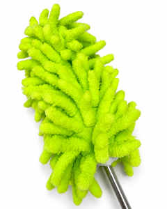 <b>Extendable</b> Microfiber Duster Stainless Steel Telescopic <b>Cleaning</b> <b>Brush</b> Reusable Dusting Mitt for Home Car - Product Image 2
