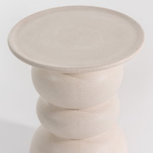 Mesa Auxiliar de Concreto Vandana Zenova Vento, Diseño de Muebles Modernos y Minimalistas - Product Image 3