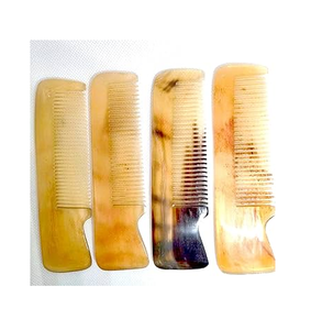 Peine de cuerno de búfalo para masaje capilar, pulido, hecho a mano, artesanal, ecológico y moderno - Product Image 5