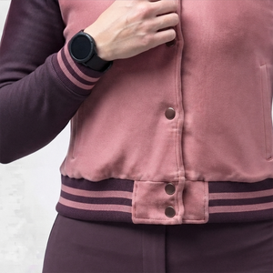Vestes personnalisées de style universitaire en laine, cuir et coton, coupe-vent, col montant - Product Image 6