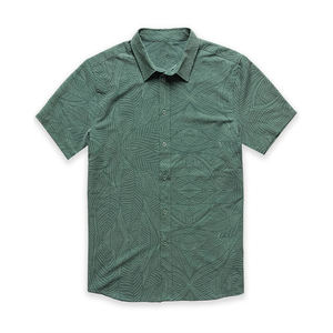 Camisa Guayabera Cubana para Hombre, Manga Corta, con Botones, Casual, de Verano, para Playa, de Algodón, con Cuello Camisero - Product Image 3
