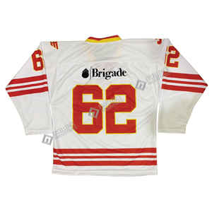 Jersey de Hockey sobre Hielo Transpirable con Logotipo Personalizado, 100% Poliéster, Alta Calidad, Servicio OEM, Precio Razonable - Product Image 3