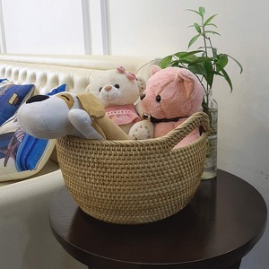 Cesto de Ropa de Bambú y Ratán de Nuevo Diseño, Hecho a Mano con Fibra Natural, Organizador de Almacenamiento para el Hogar, Venta al Por Mayor - Product Image 2