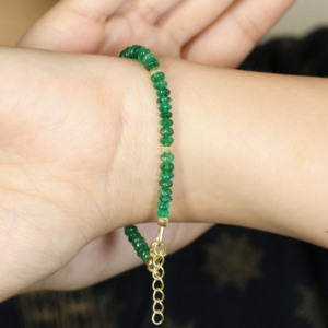 <b>BRACELET</b> SMOOTH BEADS <b>Bracelet</b> Smooth Beads Minimalist <b>Beaded</b> <b>Bracelet</b> Handmade Smooth Bead Jewelry Elegant Everyday Brace - Product Image 1
