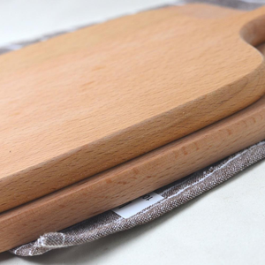 Juego de 3 Tablas de Cortar de Bambú con Asas Laterales para Cocina, Hechas de Madera Natural - Product Image 2