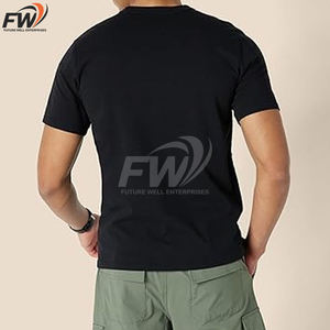 T-shirts pour hommes 100% coton, logo personnalisé, couleur unie, style décontracté, qualité de marque. - Product Image 5