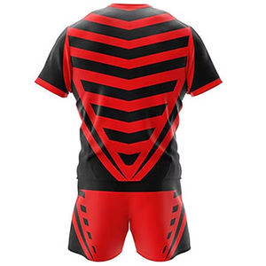 Tenues de rugby personnalisées pour hommes, vêtements de sport confortables à manches courtes, uniformes - Product Image 4