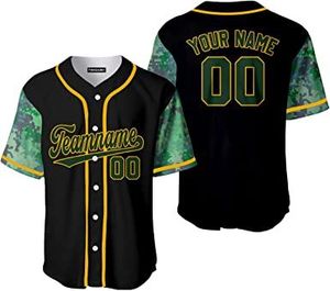 Maillot de baseball personnalisable, broderie, impression par sublimation, nom d'équipe personnalisé, taille plus, devant 100% polyester, maille, manches courtes - Product Image 2