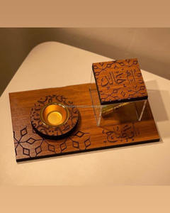 Quemador de Incienso de Madera Natural Premium con Forma de Estrella de Anís para Regalos de Ramadán y Decoración del Hogar, para Uso Religioso - Product Image 3