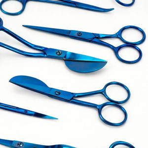 Semplix scissors <b>set</b> blue (10-piece) | Precision stainless steel scissors for <b>sewing</b> & embroidery - Product Image 4