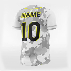 Camiseta de Béisbol de Alta Calidad, Elegante, Cómoda y Perfecta para Equipos, Camiseta de Béisbol Personalizada con Sublimación de Camuflaje - Product Image 5