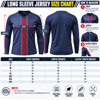 Maillot d'entraînement de football personnalisé à manches longues, sublimé, léger et respirant, pour équipe, OEM, marque privée, vêtements de sport