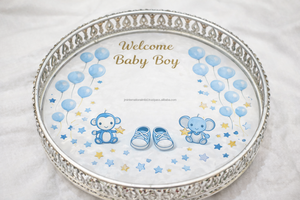 Plateau en argent allemand, design personnalisé pour offrir en cadeau - Product Image 2