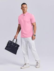 Polo de travail personnalisé de haute qualité, uni, en coton et polyester, pour hommes, employés, sport, affaires, avec logo brodé - Product Image 5