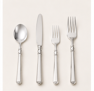 Juego de Cubiertos de Acero Inoxidable de Lujo, Acabado Satinado Moderno, para Bodas, Hoteles y Restaurantes, Juego de Cubiertos Premium en Oferta - Product Image 5