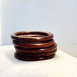 Color-dyed wooden <b>bangles</b> for boho retailers vibrant ethnic prints by Tradebyd - Product Image 1