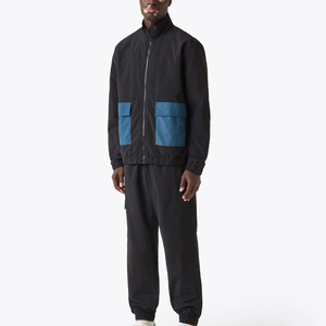 Conjuntos Deportivos de Invierno para Hombre, Nueva Colección al por Mayor, Color Sólido, Estilo Casual, Dos Piezas, 100% Algodón, Transpirable, de Secado Rápido - Product Image 5