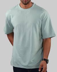 Camiseta Oversize de Corte Cuadrado para Hombre, Cuello Redondo, Color Liso Teñido, Venta al por Mayor, Esencial de Verano, Ropa de Alta Densidad - Product Image 1