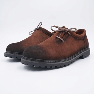 Bottes Chukka en PU marron pour homme, bout rond, lacets, imperméables, légères, chaussures de marche - Product Image 5