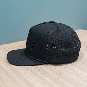 Casquette de baseball en twill à 5 panneaux brodée en 3D personnalisée, casquette snapback bicolore, fabricant OEM ODM, faible MOQ, haute qualité - Product Image 4