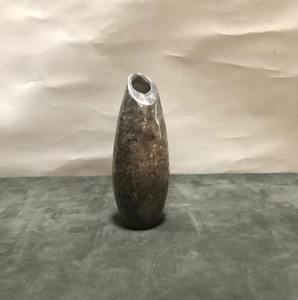 Handmade Bronze Vase Wabi Sabi Style Tabletop Decorative Flower Vase Unique Design Metal Vase for Home Interior - Product Image 2