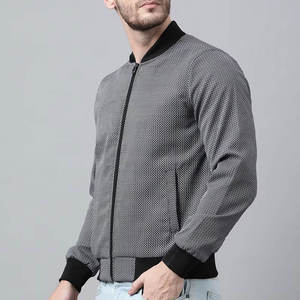 <b>Men's</b> Bomber <b>Jacket</b> Premium Quality Windproof <b>Lightweight</b> Casual Outerwear Streetwear Fashion <b>Jacket</b> - Product Image 3