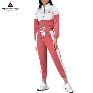 <b>Top</b> Selling In Wholesale Women Tracksuit Full Sleeve <b>Zipper</b> Front Sporty Pants Side Pockets Breathable Spring Casual Wear - Product Image 1