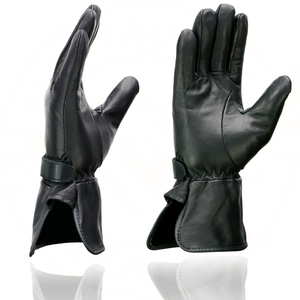 ถุงมือหนังน้ำหนักเบาสีดำสำหรับผู้หญิงแซมโรซ สปอร์ตส์ - Product Image 2