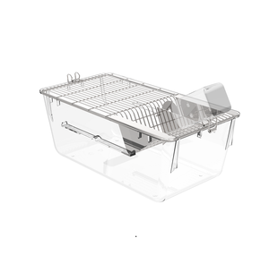 Cage pour rats, unité d'élevage pour animaux de laboratoire avec couvercle en fil métallique et base en plastique, pour la recherche et l'élevage de petits animaux - Product Image 3