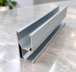 Estructura de Riel Solar Fotovoltaico a Precio de Fábrica, Perfil de Aluminio Anodizado 26x45, Soporte de Montaje para Paneles Solares - Product Image 1