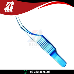 Pinzas Corneales Colibri con Puntas Dentadas, Instrumento de Microcirugía Oftálmica, Herramienta de Cirugía Ocular de Precisión de Acero Inoxidable, Reutilizable - Product Image 2