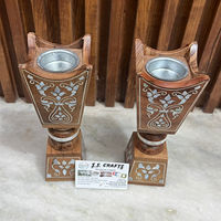Meilleures ventes 2024 : Brûleur à Bakhoor religieux en bois gravé avec incrustation de nacre, parfum fraise, encens Madkhan, idéal pour la maison et les cadeaux