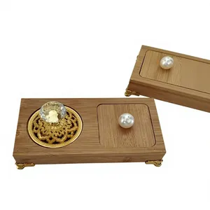 METAL LINE EXPORTS MLE-1174 Durable Metal <b>Incense</b> Burner Sandalwood Aromatic <b>Holder</b> with Engraved Lid and <b>Stick</b> Stand Hand-made - Product Image 5