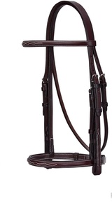 Bridas de equitación de cuero personalizadas, hechas a medida, de alta calidad, ligeras, cómodas, duraderas y suaves, para venta al por mayor. - Product Image 3