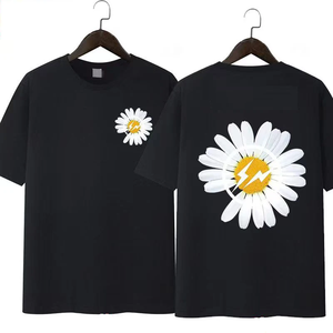 T-shirts pour femmes, décontractés, à manches courtes, col en V, grande taille, écologiques, logo personnalisé, polyester, haute qualité, dernier design, OEM - Product Image 3