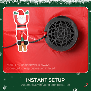 8ft Christmas Inflatables Outdoor Holiday Yard Decorations Festive Christmas Inflatable for Your Home - Product Image 3