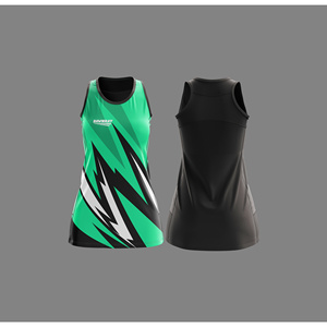 Proveedor de Uniformes de Netball de Calidad Profesional |   Uniforme de Netball Sublimado con Logotipo, Nombre y Número del Equipo |   Poliéster Transpirable - Product Image 6