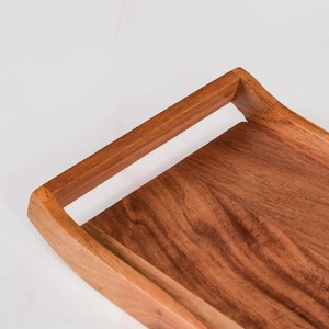 Wooden Serving <b>Tray</b> Rectangle Minimalist Design Varnished Finish Single Tier for Table Use Food <b>Storage</b> <b>Trays</b> <b>Tray</b> for Home - Product Image 3