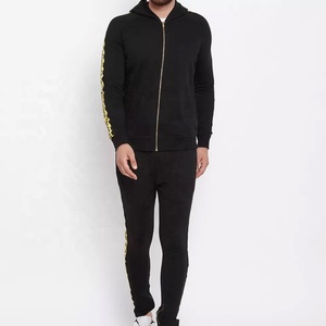 Último diseño de tendencia Regular Fit Winter Gym Wear Ropa Hombres Sweatsuit Chándal con tira lateral AARON GARMENTS ACCESORIOS - Product Image 2