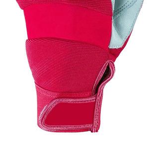 ถุงมือหนังวัวสำหรับงานช่าง งานประกอบ งานซ่อมแซม สีแดงขาว ป้องกันนิ้วมือเต็มรูปแบบ รุ่นใหม่ล่าสุด - Product Image 4