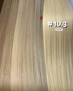 นาซ่าผมเวียดนามผมสำหรับต่อ100% แท้ผมคนนุ่มเงางามแบบเดี่ยว - Product Image 2